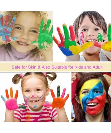 Glow in The Dark UV Black Light Body Paint Kit - 12 Colors for Halloween, Parties & Events - Buy Online on GoSupps.com