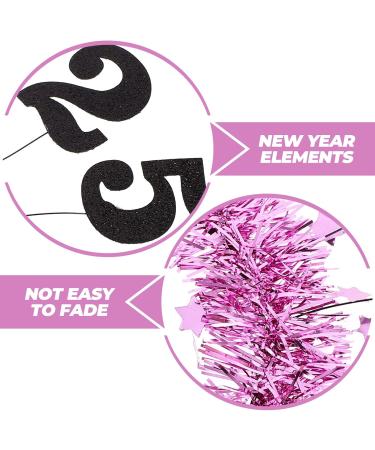 minkissy 2025 New Year Party Headdress New Year Photo Prop Snake Year Headband New Year Hair Accessories New Year Head Bopper New Year Eve Hair Accessories New Years Eve Headband Felt Cloth One Size Rosy - Buy Online on GoSupps.com