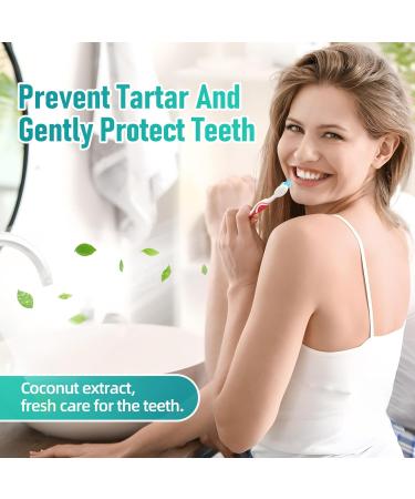 150 Natural Toothpaste Tablets - Fluoride & Plastic Free Eco-Friendly Chewable Travel Toothpaste in Coconut Flavor - Buy Online on GoSupps.com