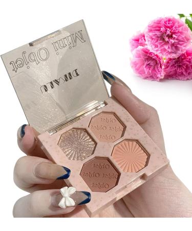 XGZ Eyeshadow Makeup Shimmer Glitter Eye Shadow Long Lasting Self-Adhesive Eye Shadow Neutral Cosmetic Eye Shadow 4 Colors - Buy Online on GoSupps.com