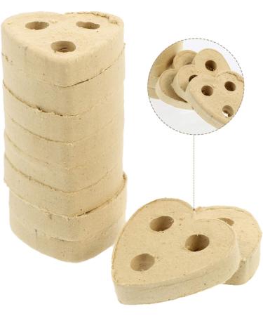 HEALLILY 10Pcs Heart Shaped Moxibustion Sticks - Natural Chinese Beifu Moxa | Optimal Healing & Wellness (3x 2.8cm) - Buy Online on GoSupps.com