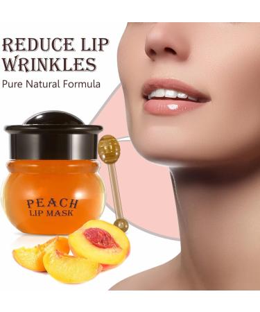 Lip Mask Lip Balm Moisturize and Prevent Dry and Chapped Lips Exfoliating Repair Lips (Peach) - Buy Online on GoSupps.com