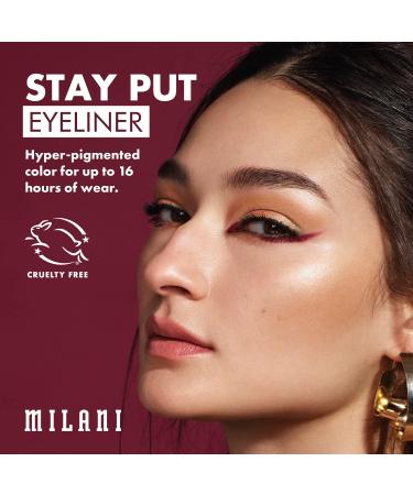 Milani Stay Put Eyeliner in Moss Boss - 0.01 Ounce | Cruelty-Free Self-Sharpening Eye Pencil - Buy Online on GoSupps.com