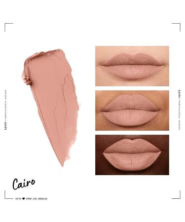 NYX Professional Makeup Soft Matte Lip Cream - Cairo (Matte Pure Nude) 0.27 Fl Oz - Buy Online on GoSupps.com