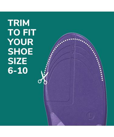 Buy Dr. Scholl s Prevent Pain Insoles for Women (Size 6-10) - Proven Arch Support Shoe Inserts to Prevent Lower Body Pain Protect Against Back Knee & Foot Discomfort - Buy Online on GoSupps.com