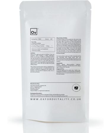 Sea Kelp Tablets 120mg - Iodine Source for Thyroid, Skin & Brain Health | Oxford Vitality - Buy Online on GoSupps.com