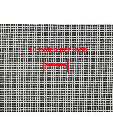 Interlock Blank Needlepoint Canvas 10 Mesh (10 ct.) White 17.5" X 20"