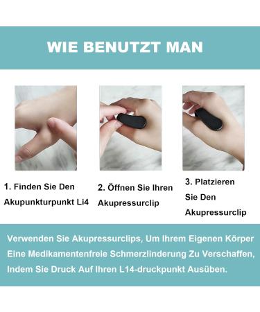 Portable Sybj Acupressure Clip Effective Migraine Aid & Tension Relief Tool Black Acupress Tower for Massage - Buy Online on GoSupps.com