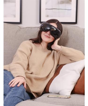 Intelligent Eye Massager - Vibrating Eye Mask for Dry Eyes | Shop Internationally Black - Buy Online on GoSupps.com