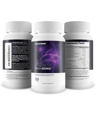 Alz Brain Song - Our Best Focus Memory Supplements Highest Rating for Seniors - Focus Iq Brain Supplement - Brain Song for Better Memory Supplement for Seniors - Alpha Memo Master Brain Supplement - Buy Online on GoSupps.com