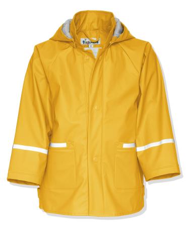 Playshoes Unisex Kid's Regenjacke Wind and Waterproof Raincoat Rainwear 116 yellow