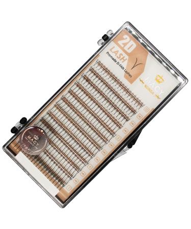 P-Beauty Cosmetic Accessories | Macy Y-Lashes 2D Volume Eyelash Extensions | 0.10mm Strength 8mm Length Curl C | International Shipping Available - Buy Online on GoSupps.com