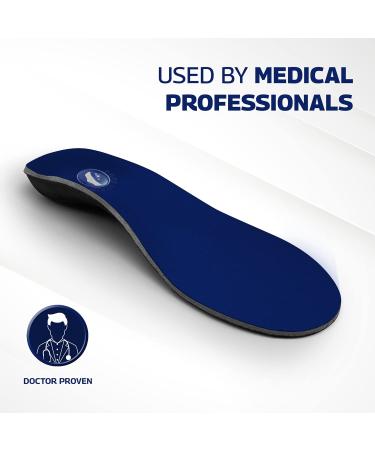 Pure Stride Bold Orthotics - Full Length Support for Metatarsals High Arches Flat Feet - Pain Relief for Plantar Fasciitis - Men s 5-5.5/Women s 7-7.5 - Buy Online on GoSupps.com