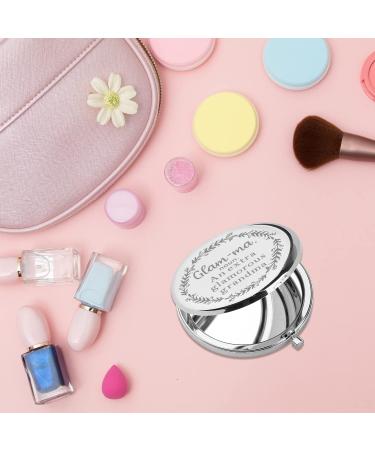PLITI Glamma Definition Grandma Compact Mirror | Grandchildren Birthday Gift | Funny Pocket Mirror - Buy Online on GoSupps.com