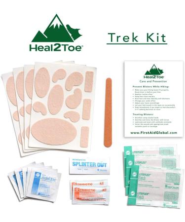 Heal2Toe Hiker's Kit for Foot Sores - Trek Kit | Fast Relief for Foot Sores - Buy Online on GoSupps.com