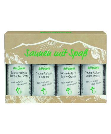Bergland SAUNA WITH FUN Sauna infusion set 4 x 50 ml