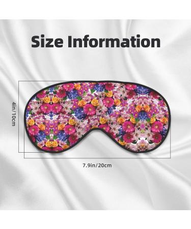 SSIMOO Blooming Flowers Soft Sleep Eye Mask - Breathable Eye Patch for Women | Perfect Travel & Relaxation Accessory - Buy Online on GoSupps.com