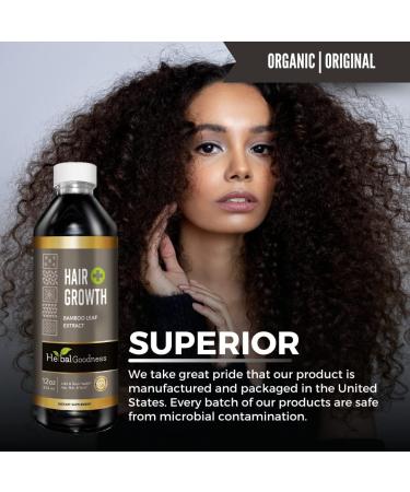 Buy Hair Growth Plus 12oz - Collagen & Keratin Bamboo Hair Product for Healthy Hair Skin & Nails - International Shipping Available - Buy Online on GoSupps.com
