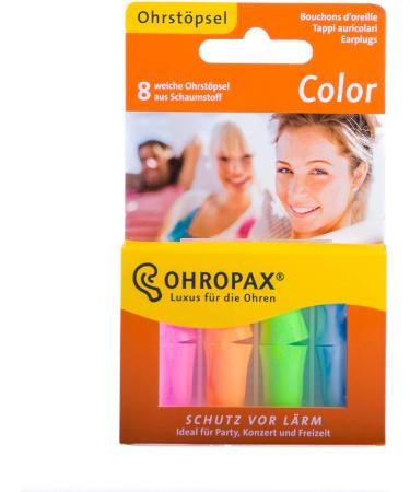 Buy OHROPAX Color Foam Ear Plugs - 3x8 Pack for Ultimate Comfort | International Shipping Available - Buy Online on GoSupps.com