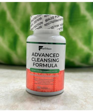 14 Day Advanced Gut Cleanse Detox - Non-GMO Colon Cleanse Capsules for Women & Men | Cascara Sagrada Psyllium Husk Senna Leaf - 60 Capsules | USA - Buy Online on GoSupps.com