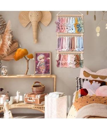 MOFASVIGI Macrame Headband Holder for Baby Girls - Boho Wall Decor & Organizer - Buy Online on GoSupps.com