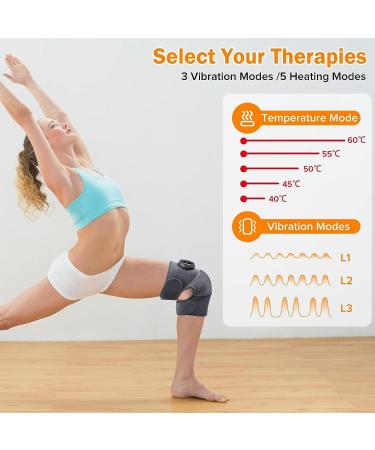 Dewedrt 3-in-1 Portable Massage Device | Knee Elbow & Shoulder Heat & Compression Relief - Buy Online on GoSupps.com
