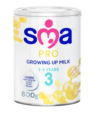 SMA PRO Growing Up Baby Milk Powder Formula - 1-3 Years 800 G (Pack Of 1)