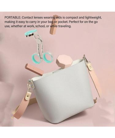 SONEW Contact Lenses - Improved Stainless Steel Eyelid Stretcher & Storage Case (Green) | International Shipping Available - Buy Online on GoSupps.com