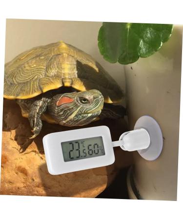 Fondotin Reptile Hygrometer - Digital Moisture & Temperature Meter for Terrariums | Mini-Hygrometer & Thermometer | Ideal for Bearded Dragons & Reptile Accessories - Buy Online on GoSupps.com