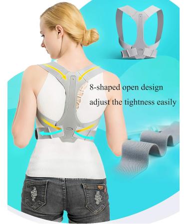 Buy Posture Corrector Back Support Brace for Men & Women - Ergonomic Design for Spinal Alignment & Relief from Kyphosis & Slouching - Buy Online on GoSupps.com