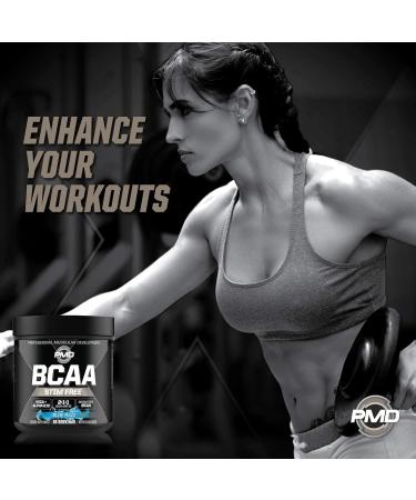 PMD Sports CG5 - Premium Creatine and L-Glutamine Powder (60 Servings) & PMD Sports BCAA Stim Free Amino Acids for Enhanced Recovery Blue Razz (30 Servings) - Buy Online on GoSupps.com