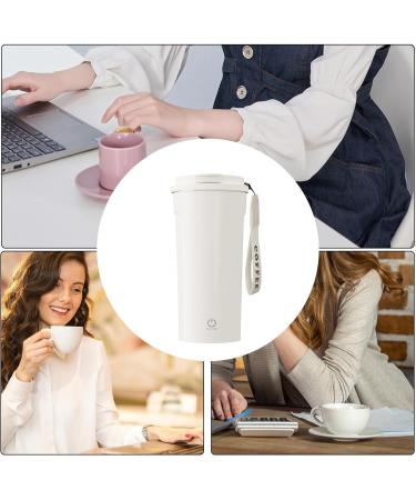 Gobelet auto-m langeur - 400 ml tanche avec couvercle en paille | Tasse caf agitation automatique pour poudre de prot ines de lait boissons l'avoine camping de bureau domicile de voyage - Buy Online on GoSupps.com