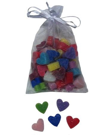 Florex florex Sheep's Milk Mini Heart Soap 50 Mixed Soap Sweets