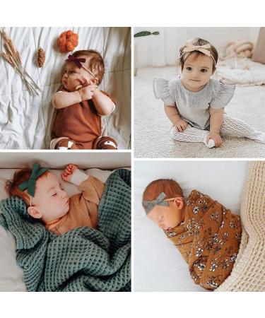 16PCS Baby Nylon Headbands Hair Bow Elastics for Girls | Infant Toddler Kids Hairbands - Buy Online on GoSupps.com
