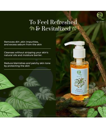 Buy Vegan Green Tea Facial Wash | Turmeric & Vitamins A & E | Mild Cleansing for All Skin Types | 100ml | Refreshing Face Cleanser - International Shipping Available - Buy Online on GoSupps.com