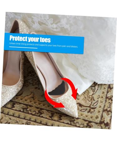 Buy Hemoton 30 Pairs Half Size Padded Toe Plug Foot Protectors - Silicone Gel Forefoot Pads for Men & Women - Comfortable Insoles for Heels & Toe Walkers - Buy Online on GoSupps.com