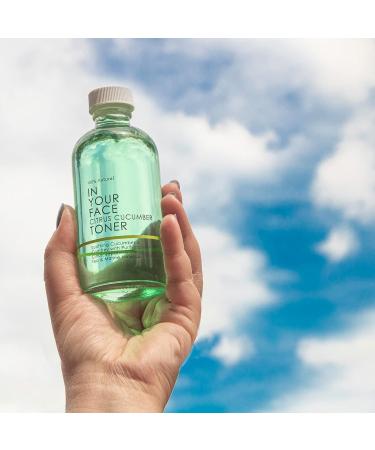 In Your Face Phyto-Biotic Balancing Toner Essence Probiotic Alcohol-Free Hydrating Toner with Cucumber Green Tea & Citrus Soothing Microbiome Essence with Fermented Sea Minerals 2 oz - Buy Online on GoSupps.com