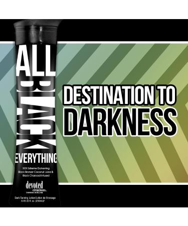 Devoted Creations All Black Everything - Extreme Darkening Black Bronzer & Tanning Lotion for Intense Tan | International Shipping Available - Buy Online on GoSupps.com