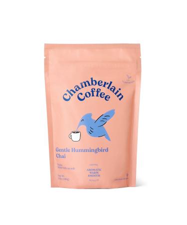 Chamberlain Coffee Gentle Hummingbird Chai Mix - Warm, Aromatic Vegan Chai with Oat Milk, Vanilla & Spices - Hot or Iced Instant Chai Latte - 10oz - 10 Servings