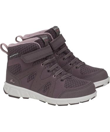 Viking Unisex Kids Tolga Mid WP Walking Shoe 29 EU - Plum Dusty Pink | International Shipping Available - Buy Online on GoSupps.com