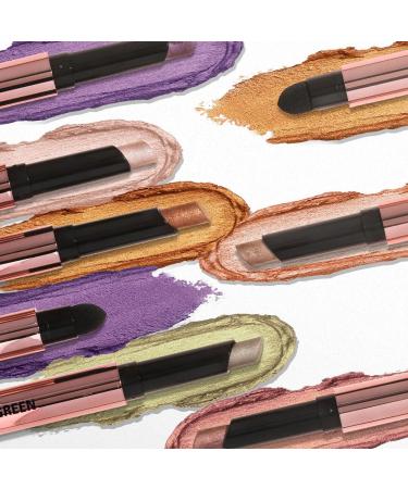 Makeup Revolution Lustre Wand Shadow Stick - Obsessed Bronze | Ultra-Pigmented Metallic Eyeshadow | Seamless Glide & Buildable Formula | International Shipping Available - Buy Online on GoSupps.com
