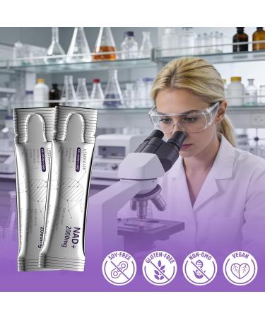 NAD+ Supplement Packets | 1000mg Liquid | Advanced Nicotinamide Riboside Trans-Resveratrol PQQ & Quercetin Complex for Cellular Energy & Healthy Aging Support - 2 Flavors (30 Count) - Buy Online on GoSupps.com