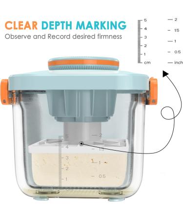 Adjustable Tofu Press - Quickly Remove Water Dishwasher-Safe & BPA-Free | Perfect Gift for Tofu Lovers - Buy Online on GoSupps.com