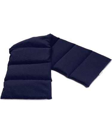 Buy Dark Blue 75x20cm Rapeseed Pillow - Large 8-Chamber Heat Pad | International Shipping Available - Buy Online on GoSupps.com