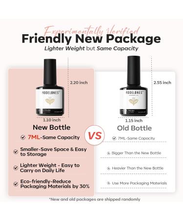 Modelones Nude Gel Nail Polish Set - 6 Colors for Manicure & Nail Art - Skin Tone Soak Off Gel Kit - Perfect Gift - Buy Online on GoSupps.com