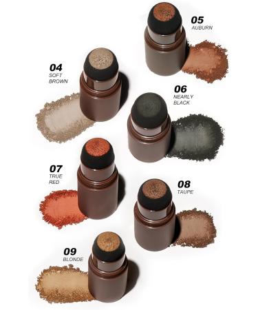 LXZJJM Eye-Brow Stamp Stencil Kit Eyebrow Stamp Stencil Kit Hairline Powder With 10Pcs Reusable Thin & Thick Eyebrow Stencils for Perfect Brows 1.8g(0.06 OZ.) (06 NEARLY BLACK) - Buy Online on GoSupps.com