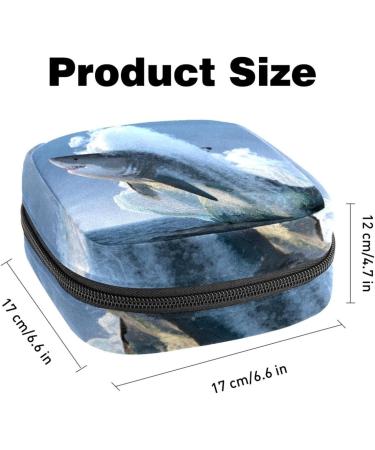 Buy Women's Binding Storage Bags | Jumping Shark Portable Menstrual Pad & Tampon Holder | Multi-Colored Ideal for School & Office - Buy Online on GoSupps.com