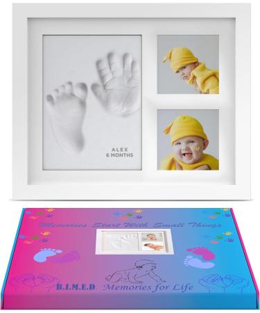 Baby Hand and Footprint Kit/New Mom Gifts/Gender Reveal Gifts/Baby Keepsake Box/Baby Shower Gifts/Clay paw print kit/Dog Paw Print Kit//baby picture frame/new baby gift/new born baby boys gift - Buy Online on GoSupps.com