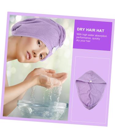 FRCOLOR 2pcs Quick Drying Bath Caps - Hair Dry Wraps & Shower Caps | Thicken Turban for Fast Hair Drying - International Shipping Available - Buy Online on GoSupps.com