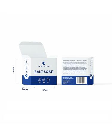 Skinlocity Facial Soap - Sea Salt & Goat Milk Bar for Nourishing Moisturizing and Exfoliating Skin - Buy Online on GoSupps.com